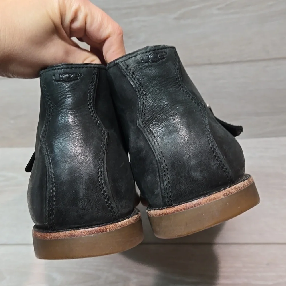 Ugg Australia Mens Graham Ankle High Top Leather Boots shoes sz 8